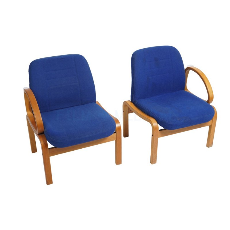 Blue Waiting Room Chairs Priced Individually 